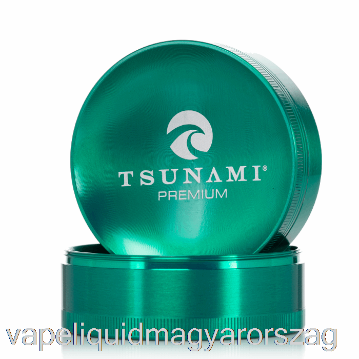 Cunami 2,95 Hüvelykes 4 Részes Süllyesztett Felső Daráló Zöld (75 Mm) Vape Toll